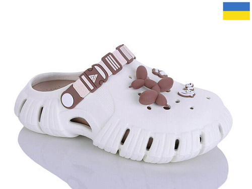 Кроксы Malibu 677 крем/мокко в магазине Фонтан Обуви