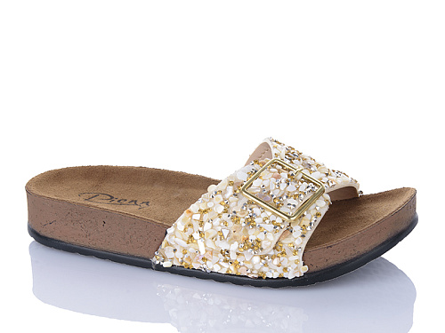 Шлепанцы Stt 45 бежевий (37-41) в магазине Фонтан Обуви