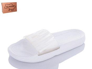 Шлепанцы Restime FWL22333 white в магазине Фонтан Обуви