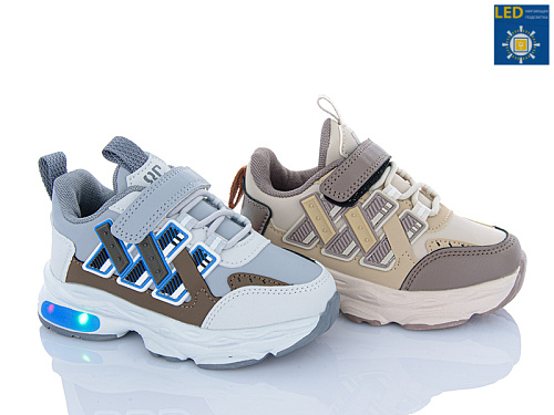 Кроссовки Poni Kids 2042-4B mix LED в магазине Фонтан Обуви