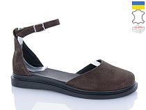 Туфли Sali 23 шоколад з чор-п. в магазине Фонтан Обуви