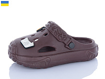 Кроксы Dago Верта детс.3001 Коричневий в магазине Фонтан Обуви