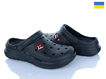 Кроксы Golden Lion 425-1 чорний в магазине Фонтан Обуви