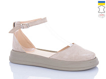 Туфли Sali 2222 бежевий з беж-п. в магазине Фонтан Обуви