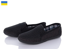 Слипоны Львов База Verta Т9 чорний в магазине Фонтан Обуви