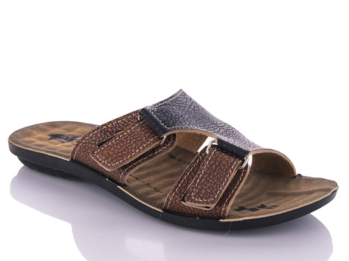 Шлепанцы Gurkem W26-5320 black-camel в магазине Фонтан Обуви