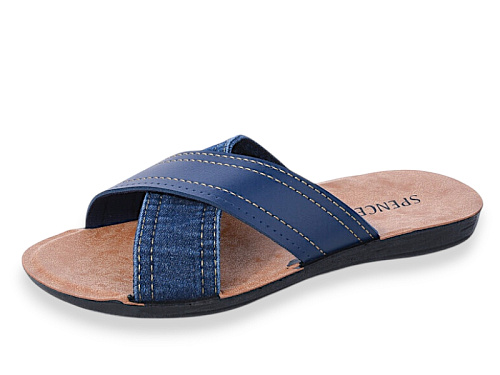 Шлепанцы Jumay SPH джинс комбі в магазине Фонтан Обуви