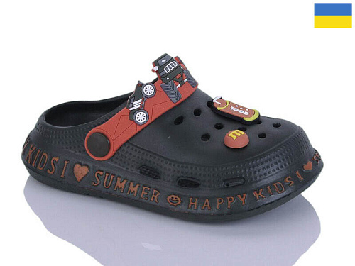 Кроксы Malibu 6005 хакі оранж в магазине Фонтан Обуви