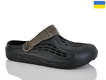 Кроксы Demur СМ129 чор-кор в магазине Фонтан Обуви