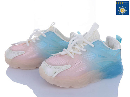 Кроссовки Comfort-Baby 1580 білий (26-30) LED в магазине Фонтан Обуви