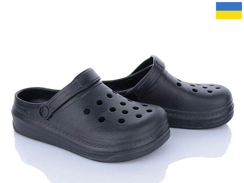 Кроксы Golden Lion 312 чорний в магазине Фонтан Обуви