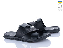Шлепанцы Alex Bens D1-2 чорний в магазине Фонтан Обуви