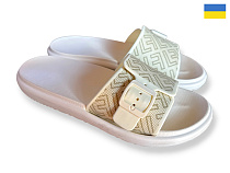 Шлепанцы Rai Shoes DS841 кремовий в магазине Фонтан Обуви