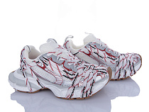 Кроссовки Clibee D2566 white-red в магазине Фонтан Обуви