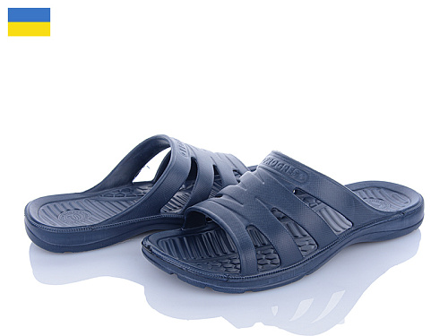 Шлепанцы Golden Lion Краб новий синій в магазине Фонтан Обуви