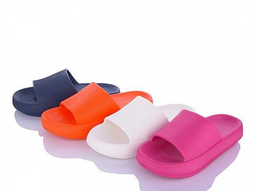 Шлепанцы No Brand W777B mix в магазине Фонтан Обуви