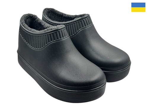 Галоши Rai Shoes 640-010 чорний в магазине Фонтан Обуви