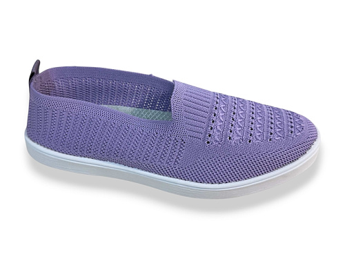 Слипоны Rai Shoes F06-024 бузковий в магазине Фонтан Обуви