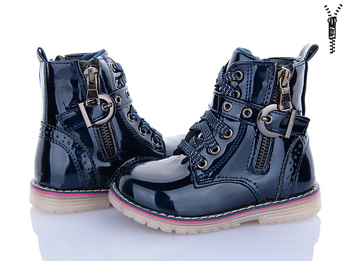 Ботинки Viktoria YZ1710 navy в магазине Фонтан Обуви