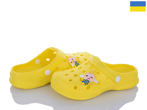 Кроксы Roks Verta 81 жовтий в магазине Фонтан Обуви