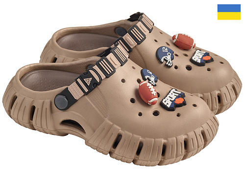 Кроксы Rai Shoes DS770 бежевий в магазине Фонтан Обуви