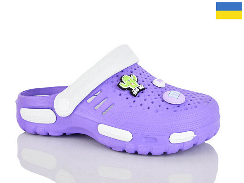 Кроксы Demur CD48 бузковий в магазине Фонтан Обуви