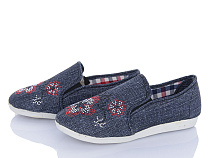 Слипоны Lenase Кеди ДЖ квітка в магазине Фонтан Обуви