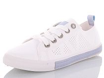 Кеды No Brand HB53 white-l.blue в магазине Фонтан Обуви