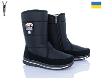 Дутики Paolla 3117 чорний в магазине Фонтан Обуви