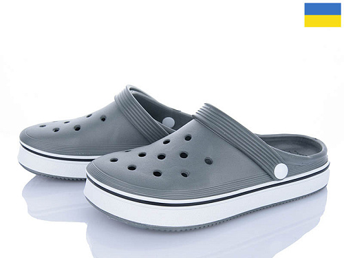 Кроксы Roks 1004 сірий в магазине Фонтан Обуви