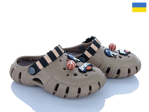 Кроксы Inblu 012 т.бежевий в магазине Фонтан Обуви