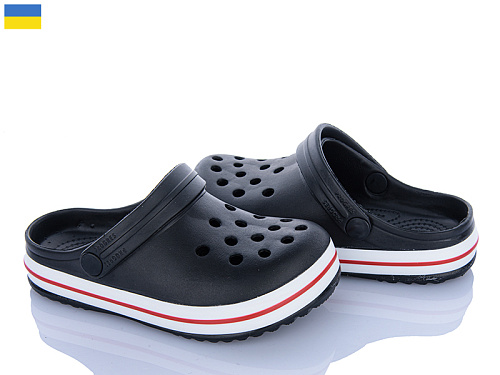 Кроксы Roks 309 чорний в магазине Фонтан Обуви