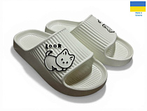 Шлепанцы Rai Shoes 104 білий в магазине Фонтан Обуви