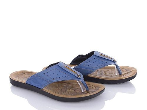 Шлепанцы Oskar 6-B5013E blue в магазине Фонтан Обуви