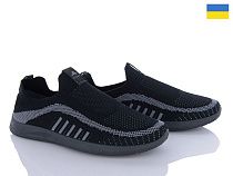 Кроссовки Paolla K01 чорний-сірий в магазине Фонтан Обуви