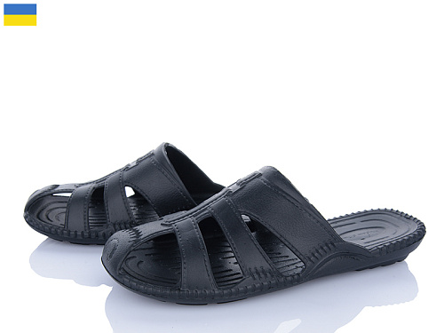 Шлепанцы Vladimir DS П05 чорний в магазине Фонтан Обуви