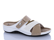 Шлепанцы Sali One 05-29 біл-бежевий в магазине Фонтан Обуви