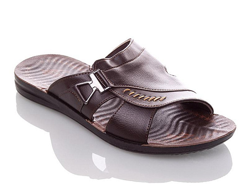 Шлепанцы Gurkem MKD6364 brown в магазине Фонтан Обуви