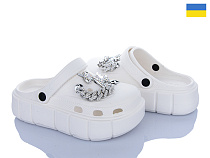 Кроксы Roks 152-914 білий в магазине Фонтан Обуви