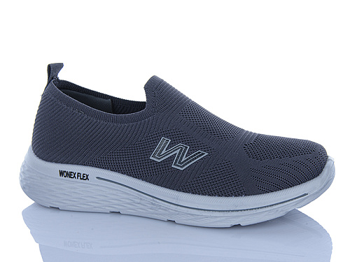 Кроссовки Violeta 45-405 d.grey батал в магазине Фонтан Обуви