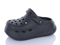 Кроксы Qq Shoes 5080 black в магазине Фонтан Обуви