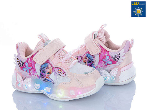 Кроссовки Apawwa EA653 pink LED в магазине Фонтан Обуви