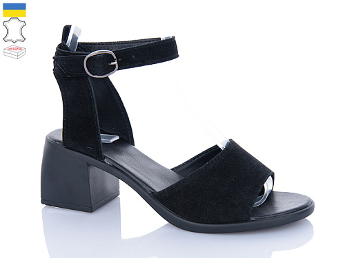 Босоножки Sali 161 чорний з чор-п. в магазине Фонтан Обуви