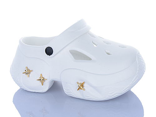 Кроксы Qq Панда QQ85-2 в магазине Фонтан Обуви