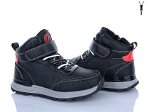 Ботинки Clibee-Shosho H301A black-red в магазине Фонтан Обуви