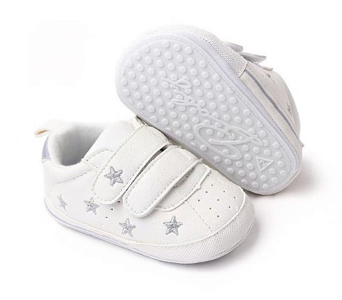 Пинетки Comfort-Baby 2313-1 сір-білий (11-13) в магазине Фонтан Обуви