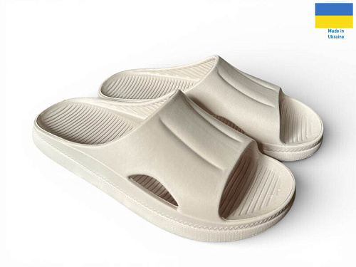 Шлепанцы Rai Shoes 510-012 бежевий в магазине Фонтан Обуви