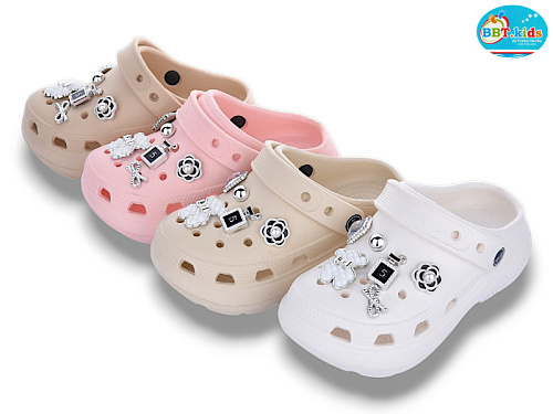 Кроксы Bbt A9135-3 mix в магазине Фонтан Обуви