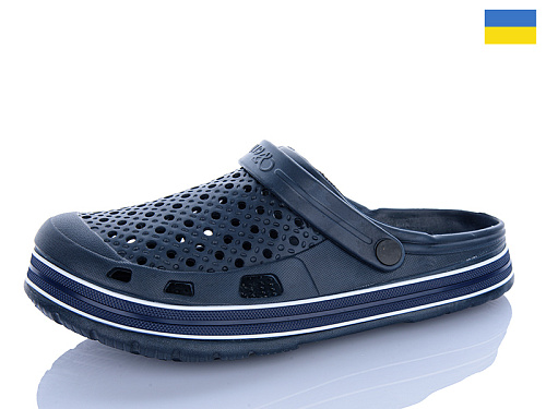 Кроксы M&L Alex13 B51 синій в магазине Фонтан Обуви