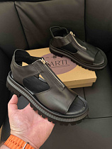 Босоножки 2136 чорна шкіра в магазине Фонтан Обуви